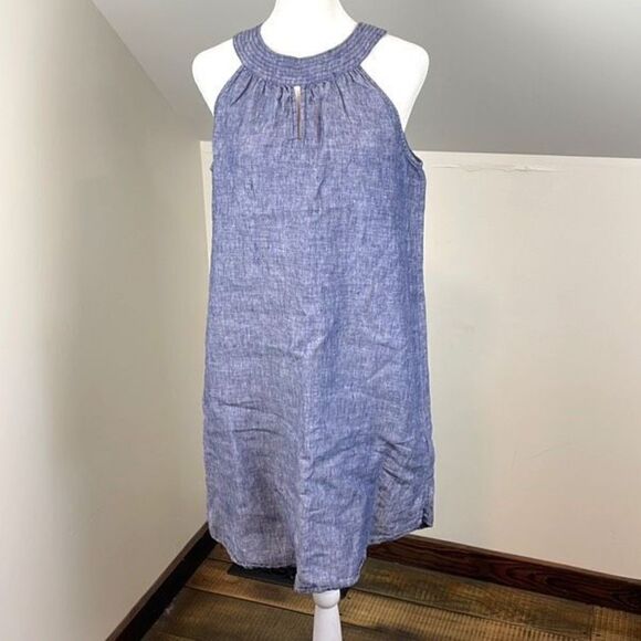 St.Tropez West 100% Linen Dress Size Medium Women’s - Picture 1 of 5